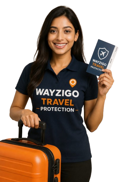 Traveller enjoying a journey with Wayzigo Travel Protection