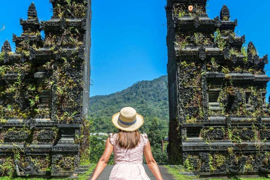 Bali island road journey