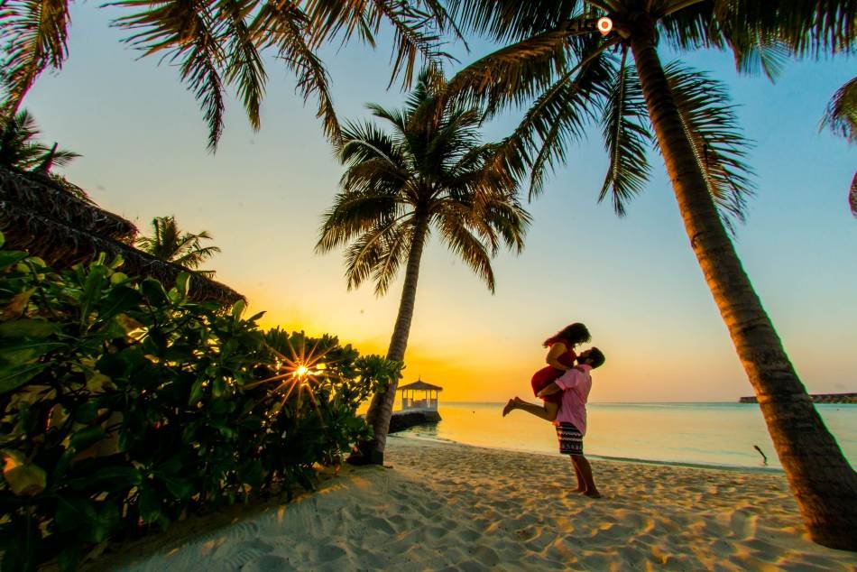 Maldives sunset