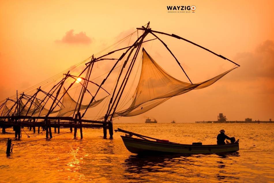 Kerala beach sunset
