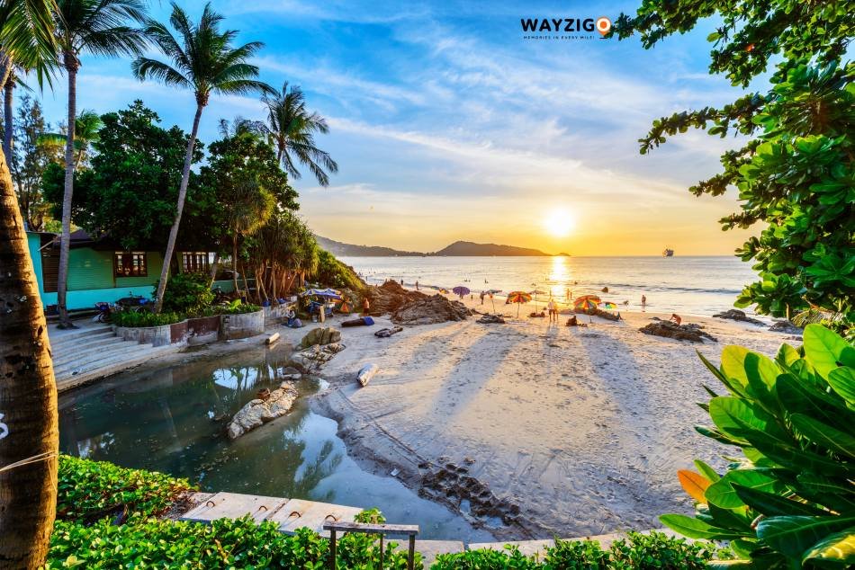Thailand island sunset